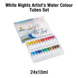 White Nights Artist Watercolour Tube Paint Set for Professionals - Retail Maharaj
