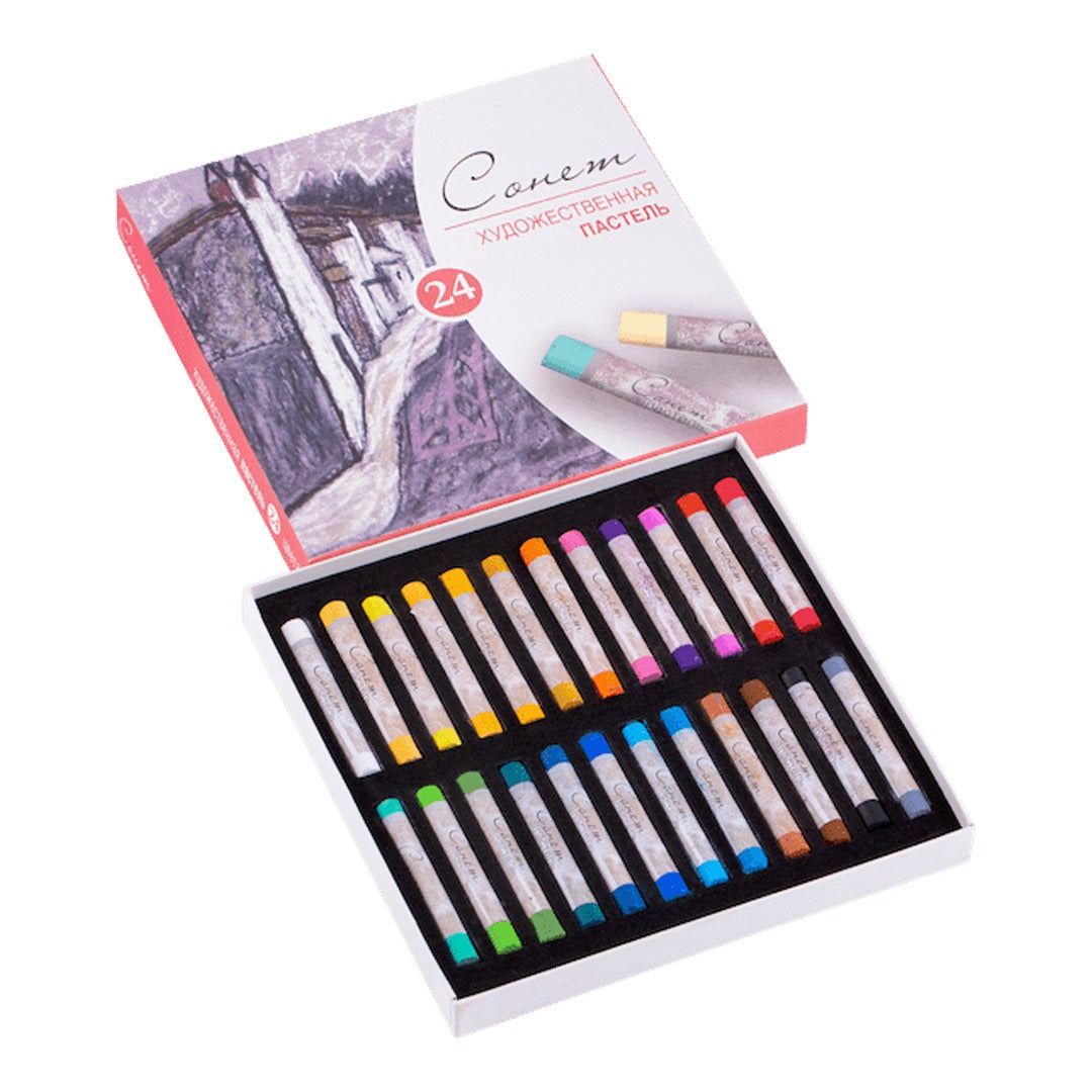 Sonnet Artist Soft Pastels Professional Colour Set Made in Russia - Retail Maharaj