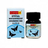 Camel Special Waterproof Drawing Ink Black 20ml - Retail Maharaj