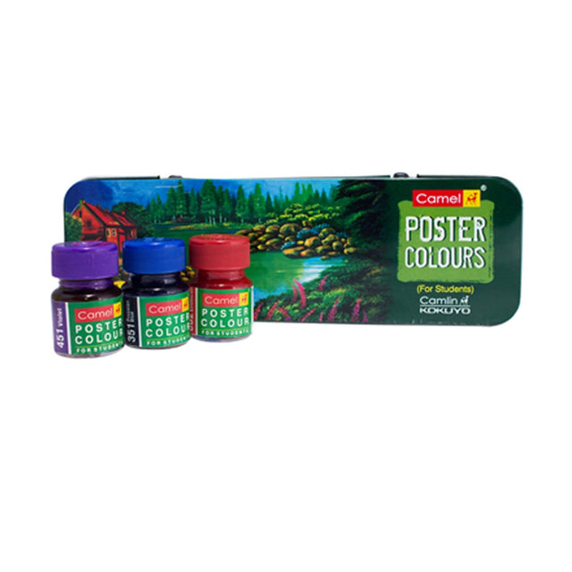 Camel Poster Colour Set – 12 × 10ml - Retail Maharaj