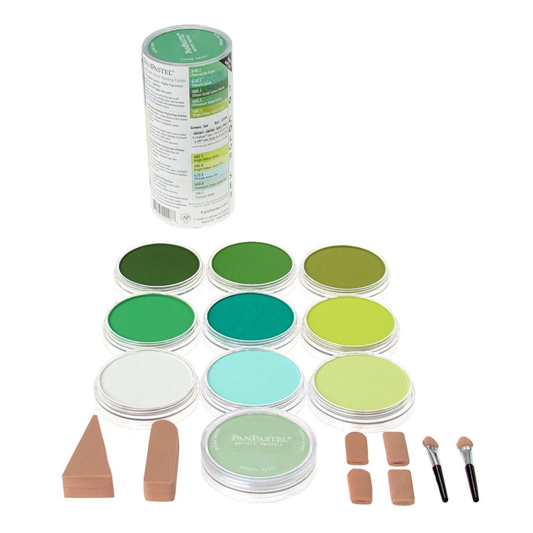 PanPastel Colours Set of 10 (Professional Soft Pastels in Pans) - Retail Maharaj