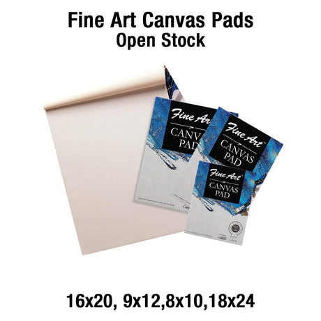 Pidilite Fine Art Canvas Pad 100 Percent Cotton Primed Painting Sheets - Retail Maharaj