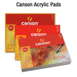 Canson Acrylic Cold Pressed Paper Pad 400 GSM Open Stock - Retail Maharaj