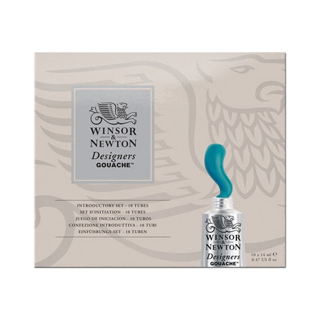 Winsor & Newton Designers Gouache Introductory Set of 10 - Retail Maharaj