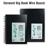 Derwent Big Book Wire Bound Hardback Sketchbook 110 GSM - Retail Maharaj
