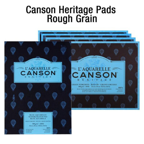 Canson Heritage Cold Pressed Watercolour Pads Open Stock - Retail Maharaj