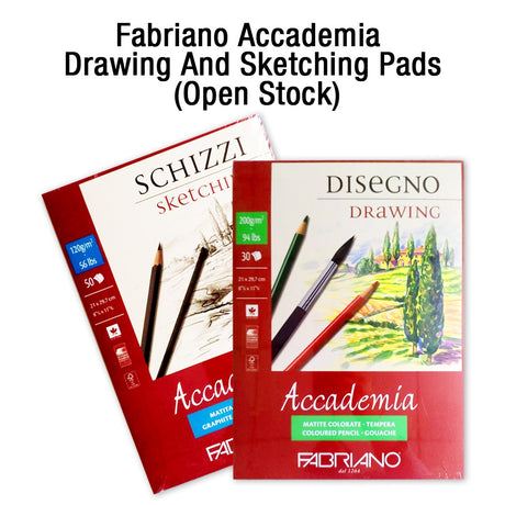 Fabriano Accademia Drawing and Sketching Paper Pads Acid Free Artist Paper - Retail Maharaj