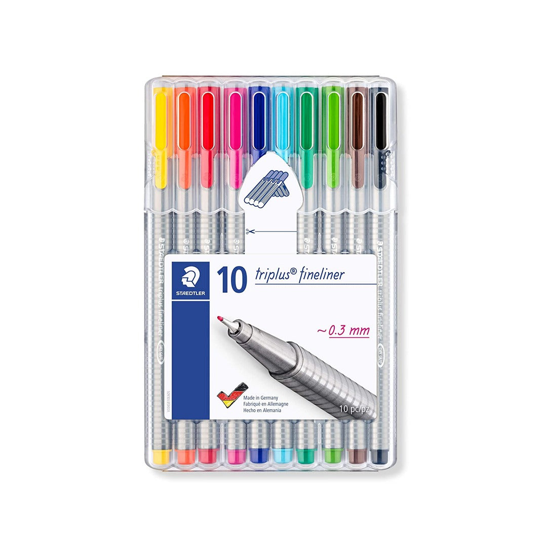 Staedtler Triplus Fineliner Colour Pen Sets Needle Tip - Retail Maharaj