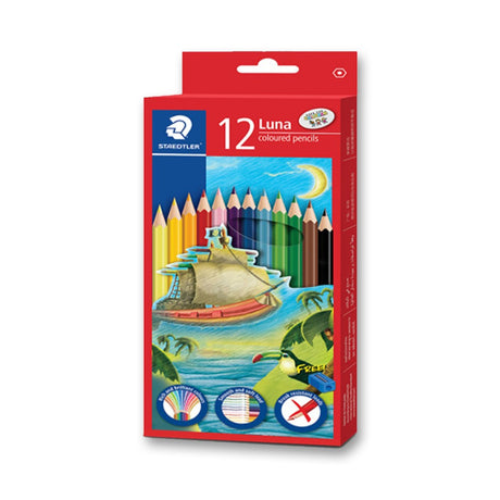 Staedtler Luna Colour Pencils Premium Smooth Colouring Set Multiple Sizes - Retail Maharaj
