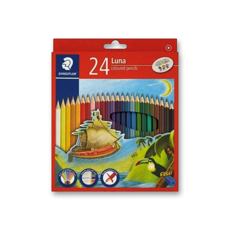 Staedtler Luna Colour Pencils Premium Smooth Colouring Set Multiple Sizes - Retail Maharaj