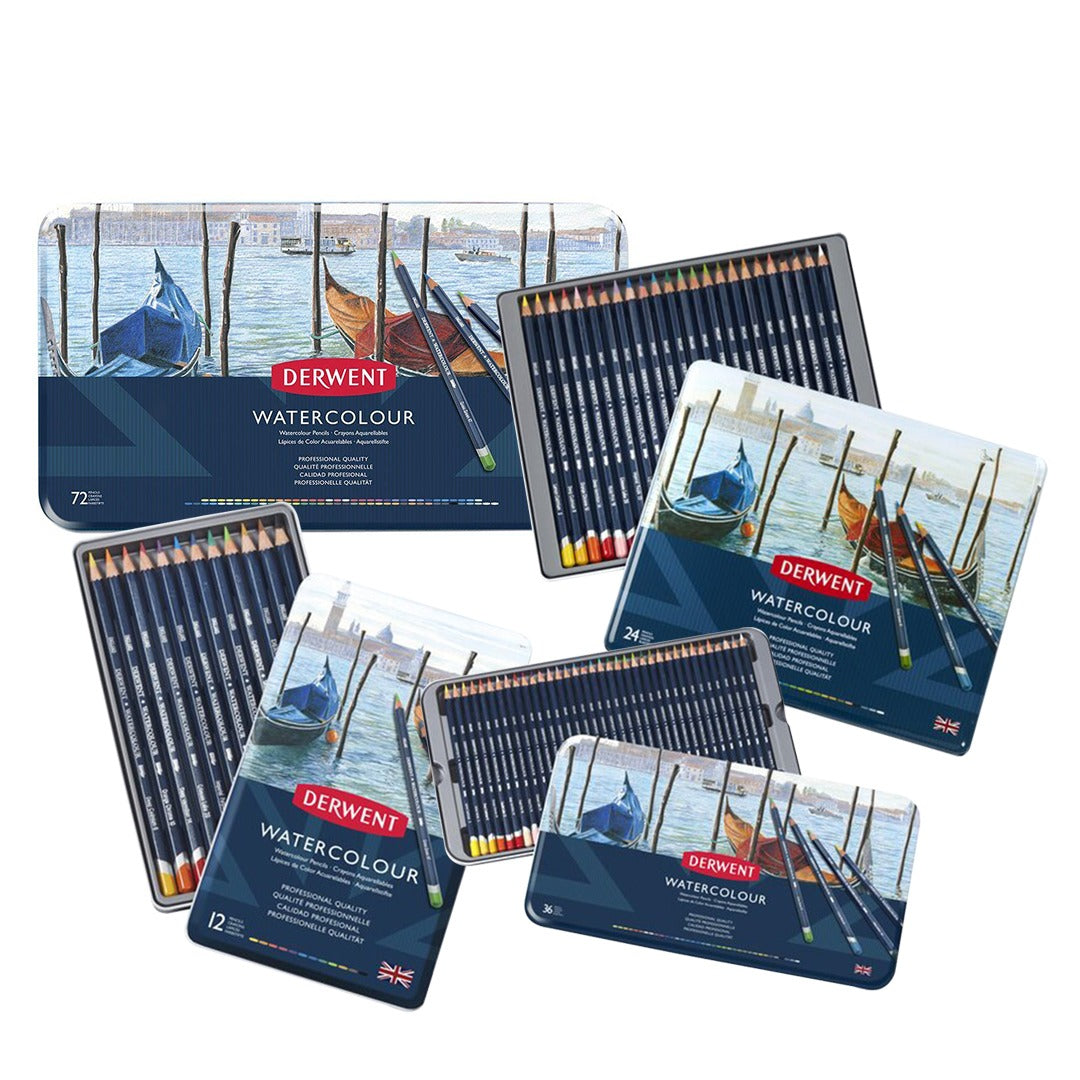 Derwent Watercolour Pencils Artist Sets for Subtle Watercolor Effects - Retail Maharaj
