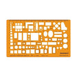 Isomars 1:100 Scale Furniture Drafting Template Stencil for Architectural Plans - Retail Maharaj