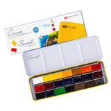 Sonnet Artist Watercolour Metal Full Pan Set with Balanced Colour Palette - Retail Maharaj