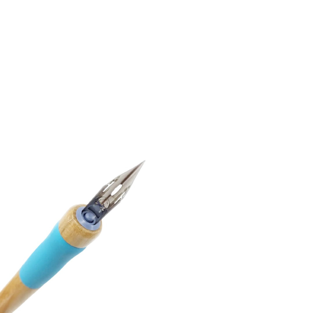 Tachikawa Comic Pen Nib Holder Model 40 (T-40) – Sky Blue Grip - Retail Maharaj