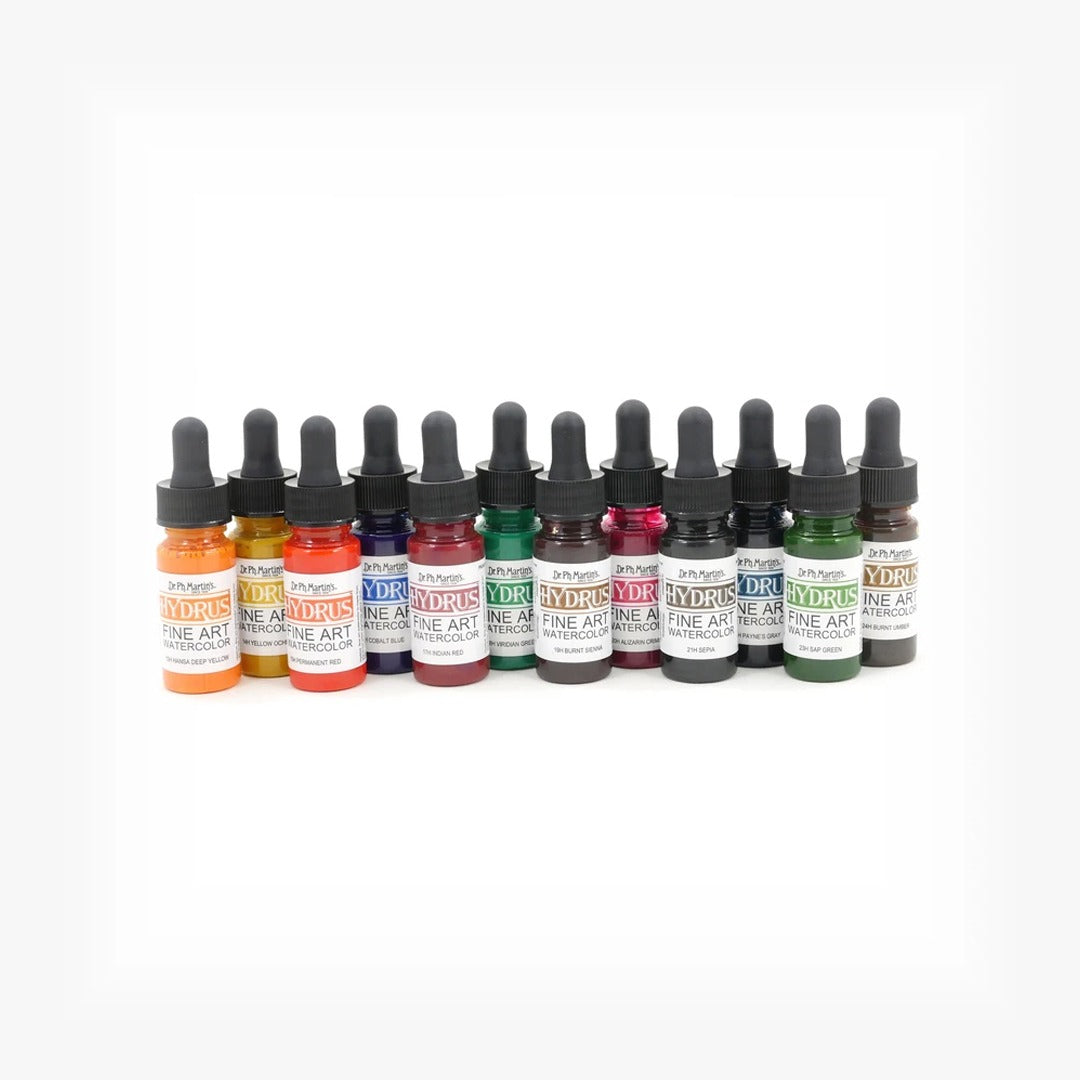 Dr. Ph. Martin’s HYDRUS FINE ART WATERCOLOR, 0.5 OZ SETS ALL KINDS - Retail Maharaj