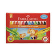 Faber Castell Jumbo Wax Crayons Set of 12 for Kids Colouring - Retail Maharaj