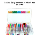 Sakura Gelly Roll Sumo Jelly Pens Assorted Set of 65 in Artbin Box - Retail Maharaj
