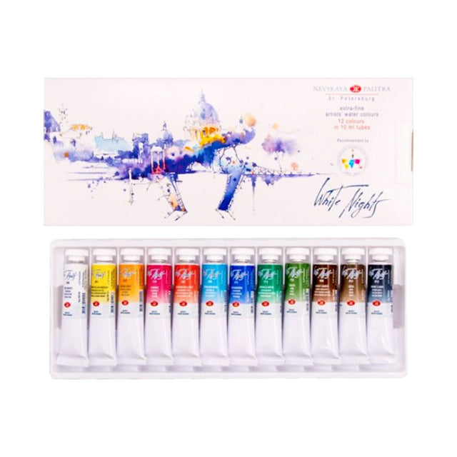 White Nights IWS Recommended Artist Watercolour Tube Set - Retail Maharaj