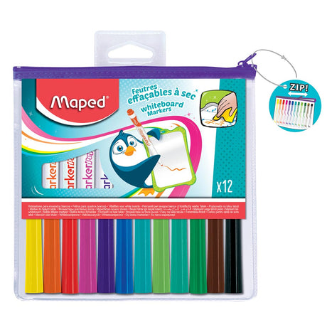 Maped Dry Erase Whiteboard Markers Multicolour Set - Retail Maharaj