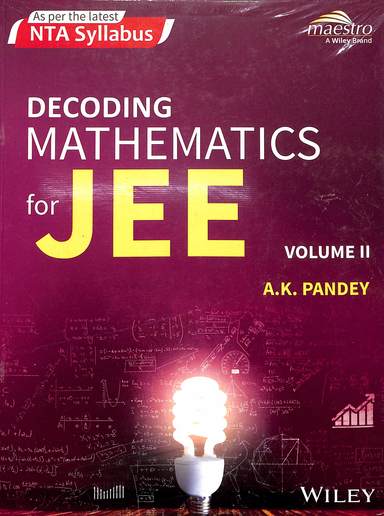Decoding Mathematics For Joint Entrance Examination Vol 2 : Jee - Retail Maharaj