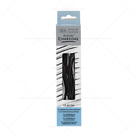 Winsor & Newton Artists’ Willow Charcoal Set of 12 - Retail Maharaj