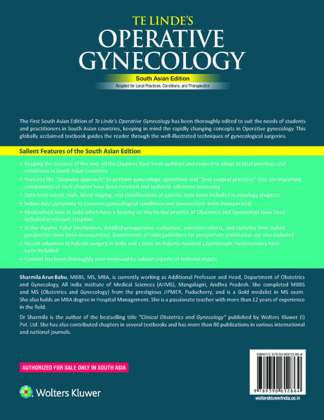 Te Linde’s Operative Gynecology, South Asian ed - Retail Maharaj