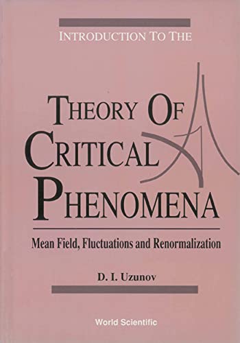 Introduction to the Theory of Critical Phenomena - Retail Maharaj