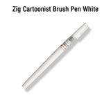 Zig Cartoonist Brush Pen White – Extra Fine Tip - Retail Maharaj