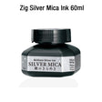 Zig Silver Mica Ink 60ml - Retail Maharaj