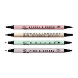 Zig Black Twin Tip Calligraphy & Drawing Pen Set of 4 - Retail Maharaj